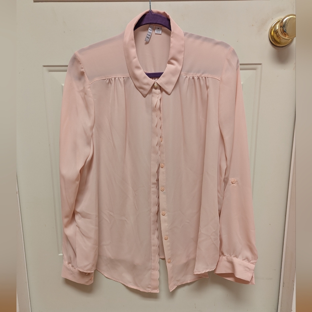 Elle Pink Blouse J201